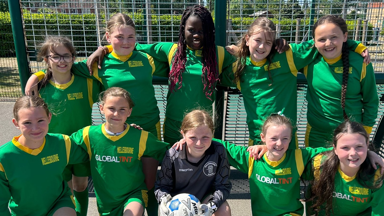 Wellesbourne Primary School Girls' Football Team